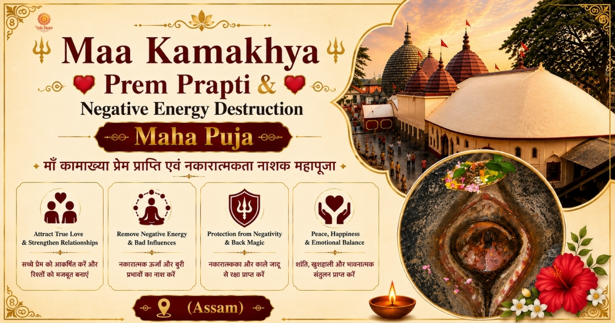 Maa Kamakhya Maha Puja for Love Attraction & Negativity Removal thumbnail 1