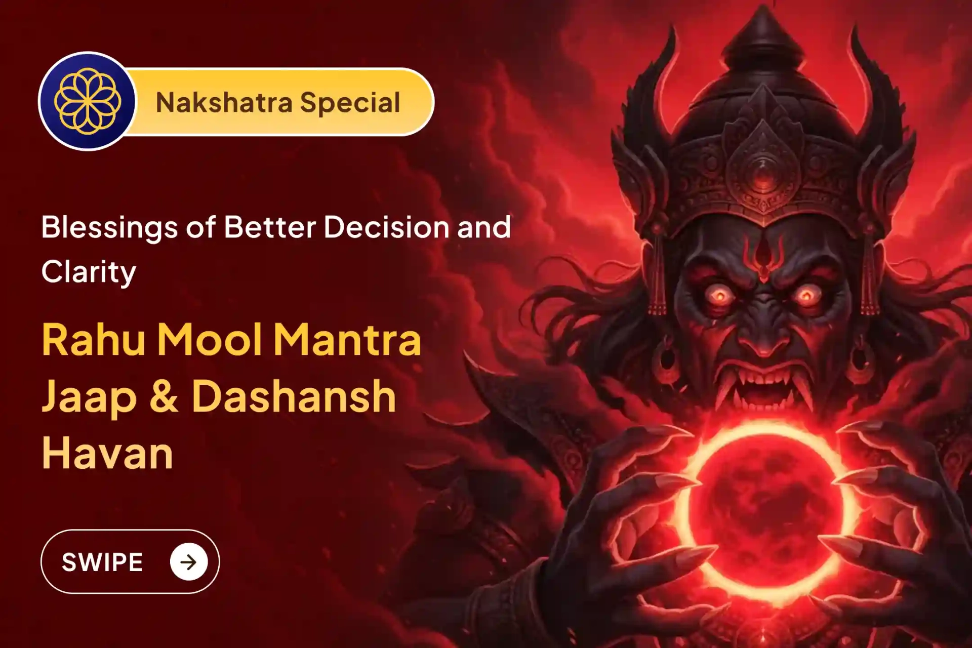 18,000 Rahu Mool Mantra Jaap and Dashansh Havan